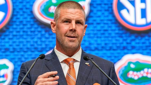 Florida Gators head coach Billy Napier at 2022 SEC Media Days